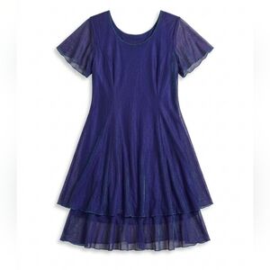 Elegant Women's Blue Formal Dress
